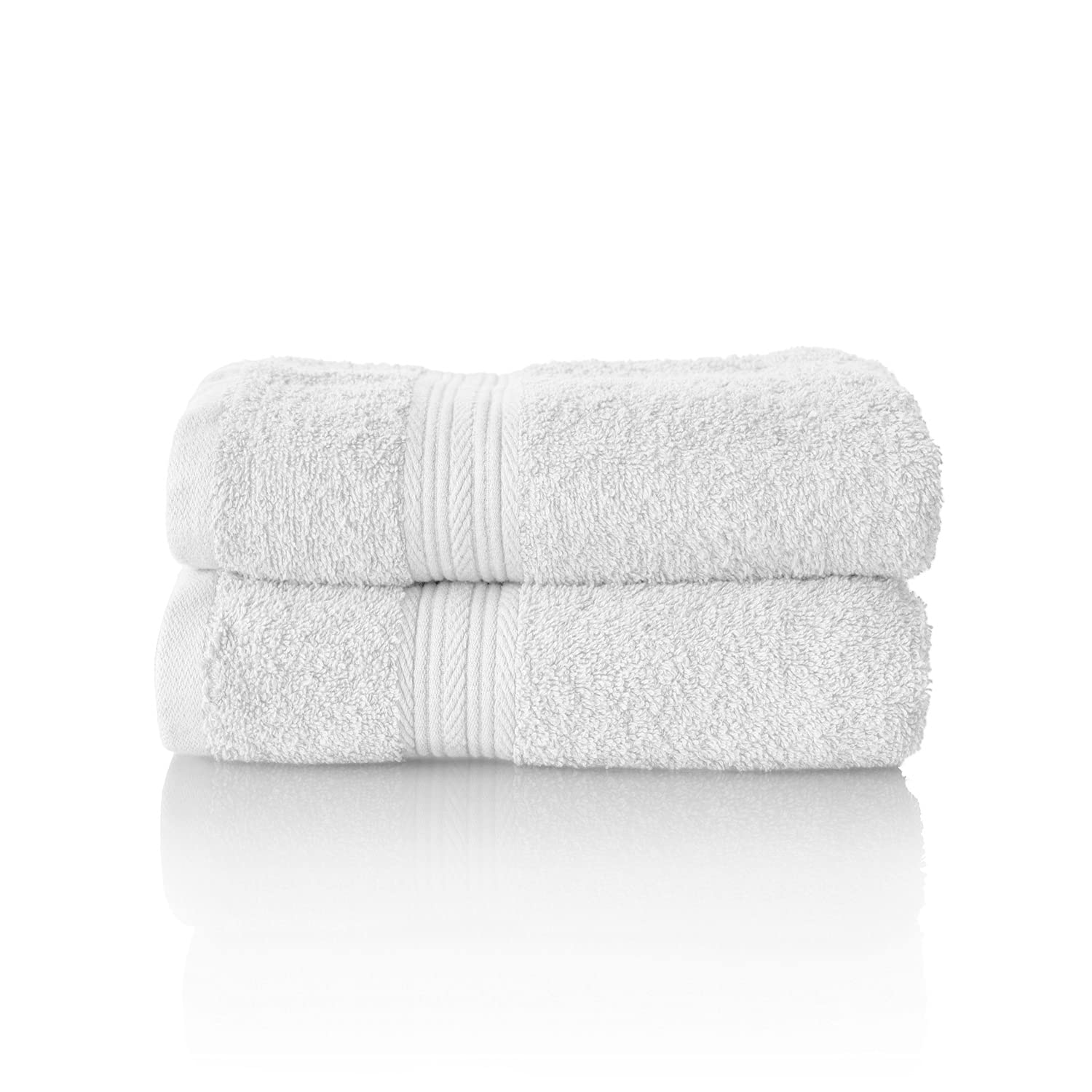 ALCLEAR - Set di asciugamani premium in spugna, disponibili in 6 colori e 5 dimensioni, composto da 2 asciugamani per sauna da 70x200 cm color jeans