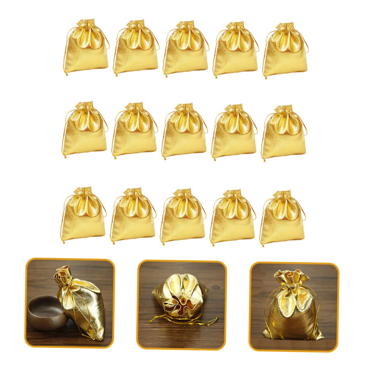 FRCOLOR 500stücke Kordelzug Schmuckbeutel Mini Geschenksäckchen Für Partys Hochzeiten Und Vielseitig Einsetzbar Für Schmuck Make-up Und Kleine Überraschungen