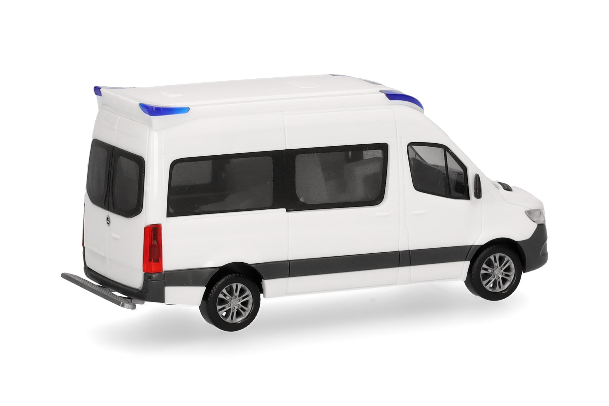 Herpa Kit de Modelo MiniKit Mercedes-Benz Sprinter 18 RTW Delfis, Blanco, Escala 1/87, maqueta de colleción, modelismo, Modelo aleman, Figura plástico