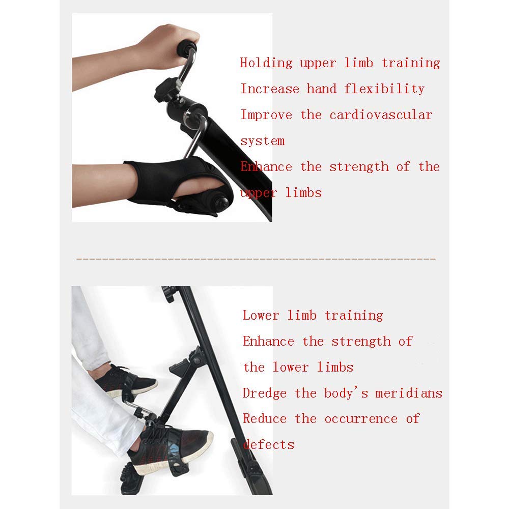 Bicicleta de rehabilitación para Entrenamiento en casa, Equipo para rehabilitación de hemiplejia por accidente cerebrovascular
