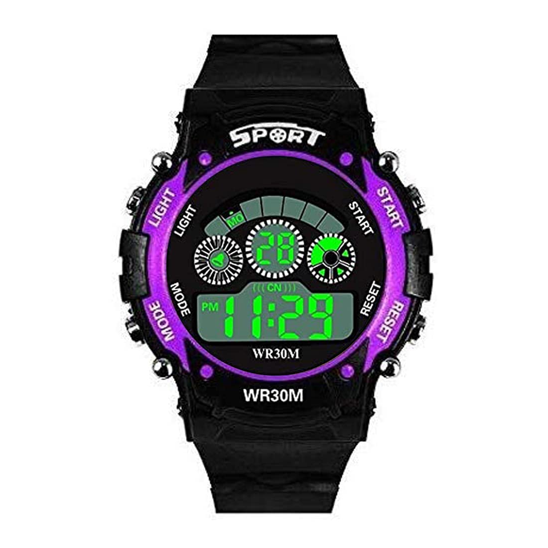 Rozti Purple Color Watch Amazing Lights in Digital Sports Watch & Silicon Strap, Watch for Boys and Girls & Unisex (B09YQYJPRQ) Amazon Price History, Amazon Price Tracker