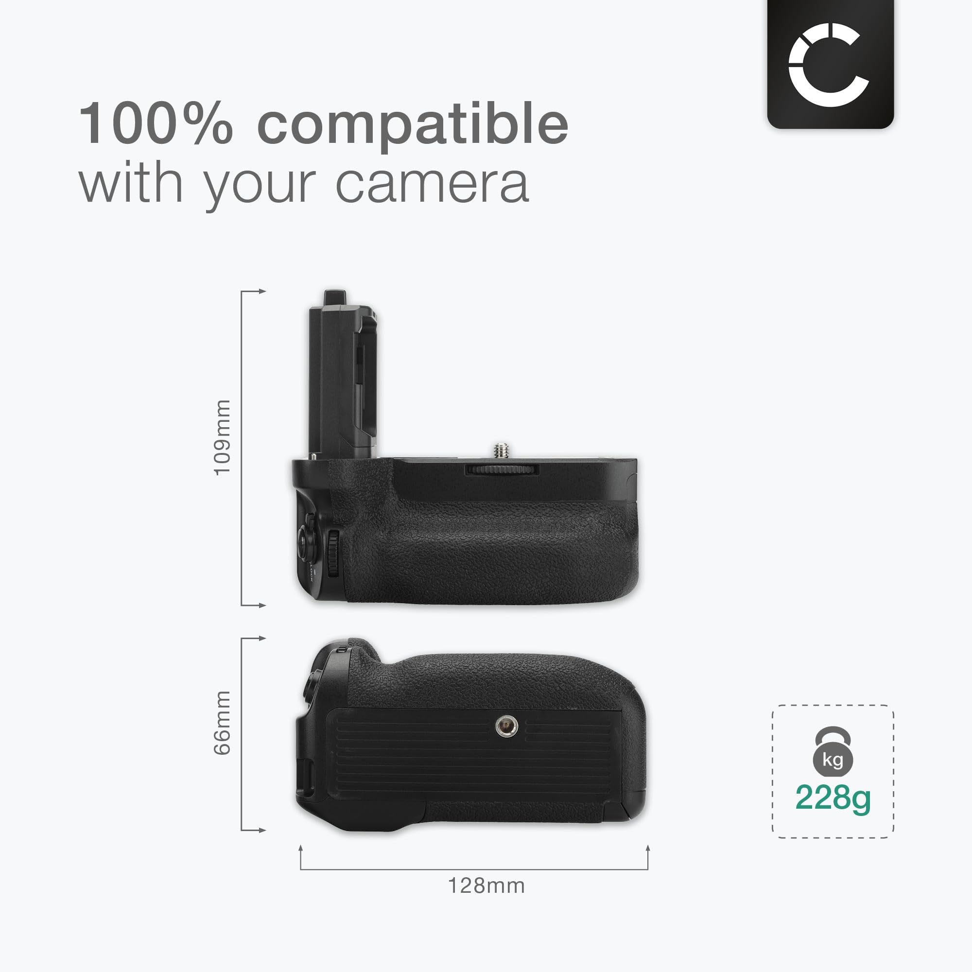 CELLONIC Impugnatura Batteria Compatibile con Sony A7 IV (ILCE-7M4)