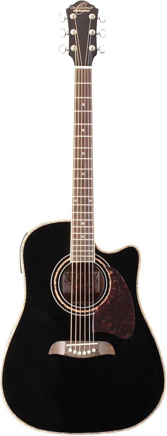 Oscar Schmidt 6 String Acoustic-Electric Guitar, Right (OG2CEB-A-U)