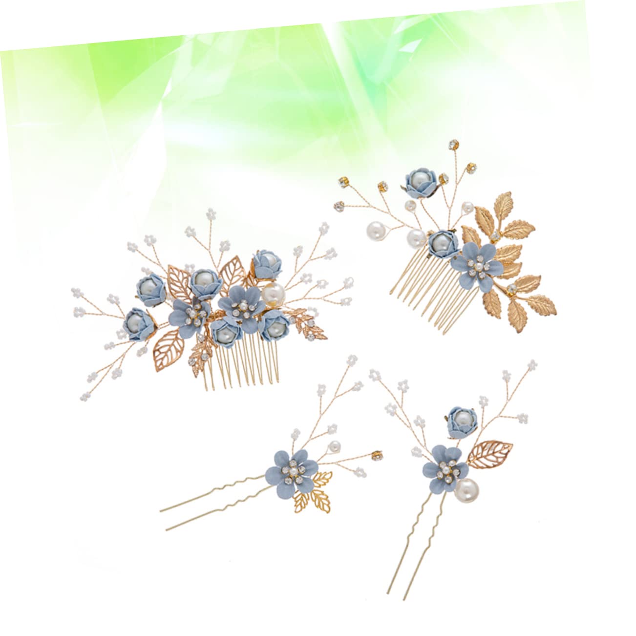 Abaodam 20-teiliges Elegantes Haarkamm-set Für Die Hochzeit Braut-accessoires Strass-haarkamm Für Das Hochzeitskleid