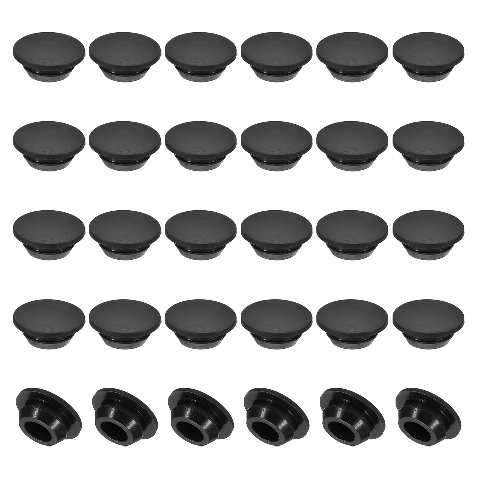 PATIKIL 10mm Diameter Silicone Round Snap