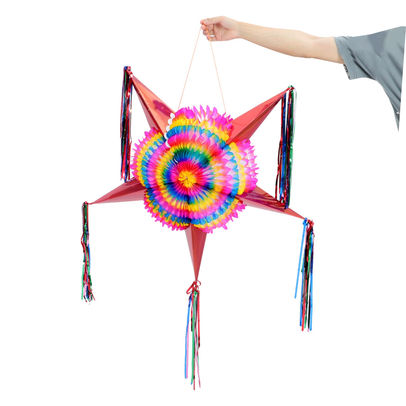 Ciieeo Decorazione Divertente Per Feste Di Compleanno E Altri Eventi Con Carta A Forma Di Stella