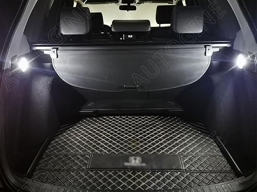 Miniatura 7 de Kit de 8 luces LED blancas para interiores Honda CR-V CRV 2007 2008 2009 2010 2011 2012 súper brillante 6000K interior paquete de bombillas LED +