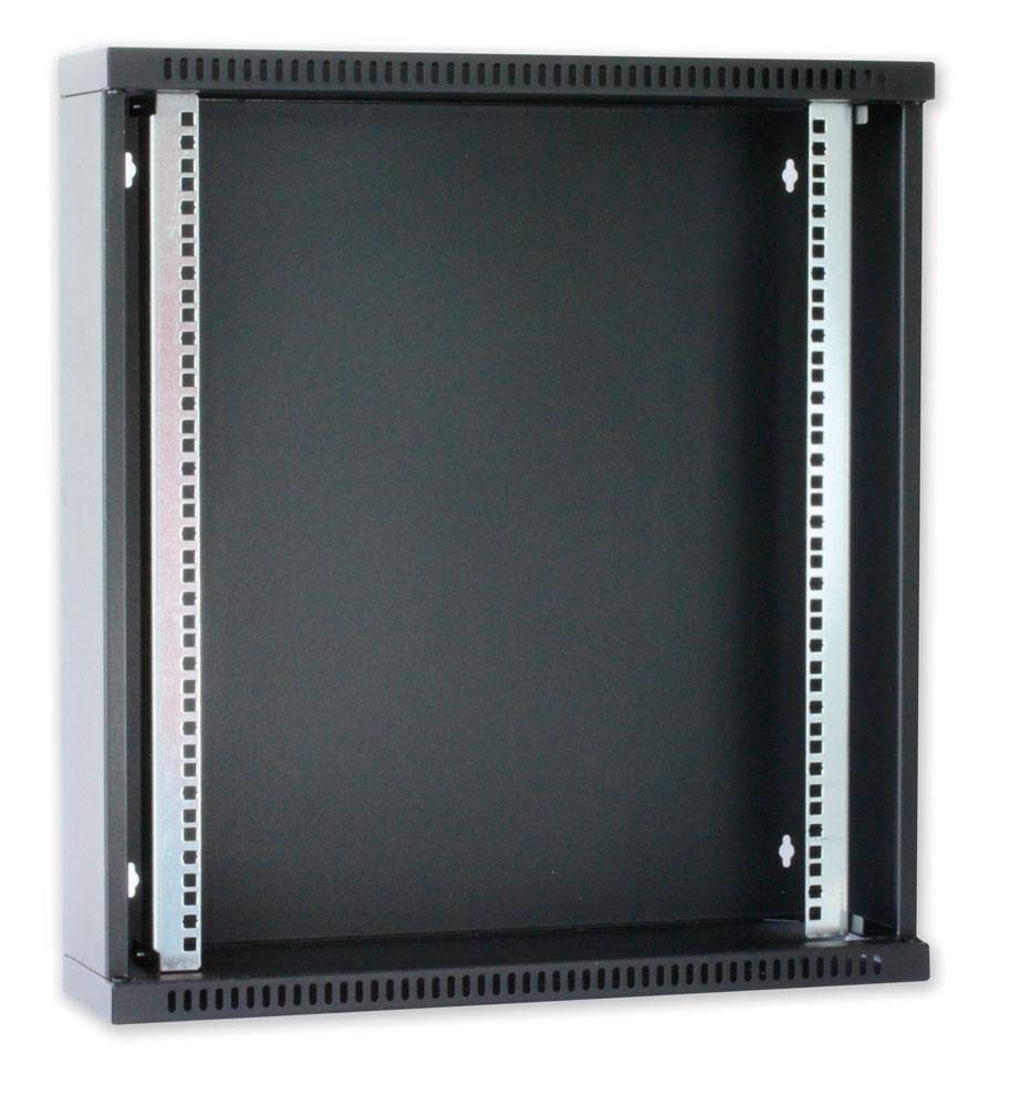 Techly Professional 027965 Armadio Rack 19" Flat a Muro p.15cm 12 unità Sezione Unica Nero Nero