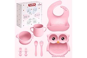 Silicone Feeding Set: All-in-One Mealtime Must-Have