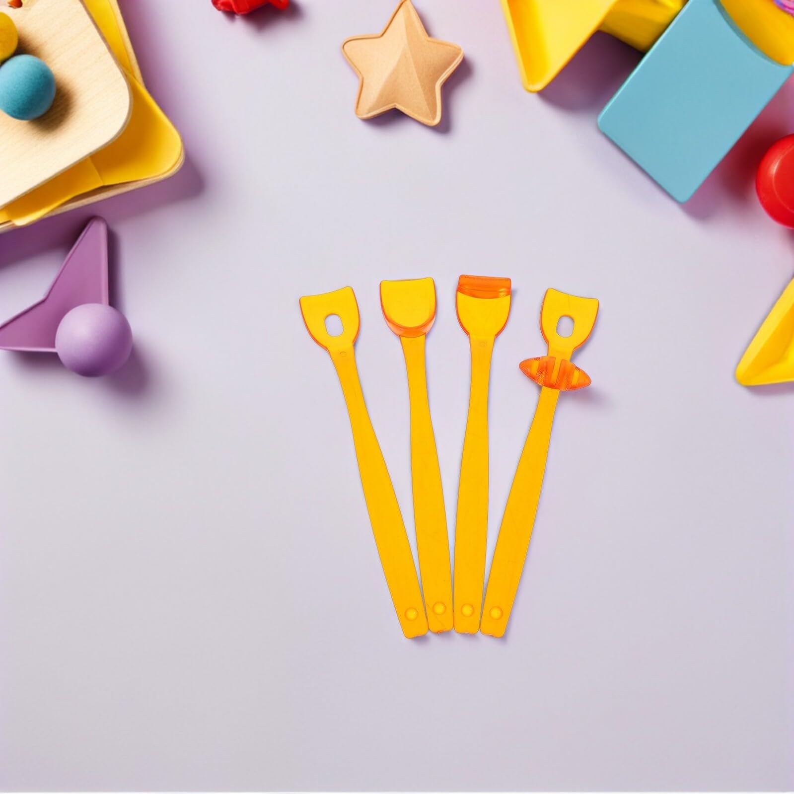 Healeved Ensemble D'orthophonie 8pcs pour Garçon et Filles, Outil D'entraînement la Parole en Pp Léger, Stimulateur Oral Scientifique pour Cabinets et Usage à Domicile