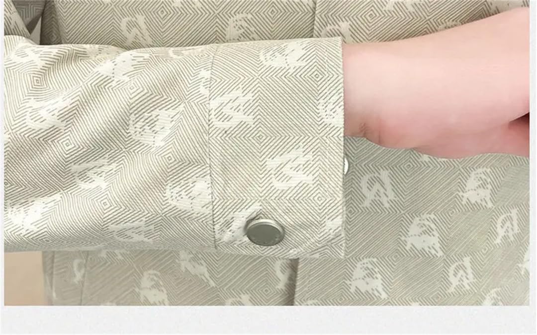 Męskie kurtki z nadrukiem liter slim fit z długim rękawem odzież wierzchnia wszechstronne płaszcze biznesowe i towarzyskie