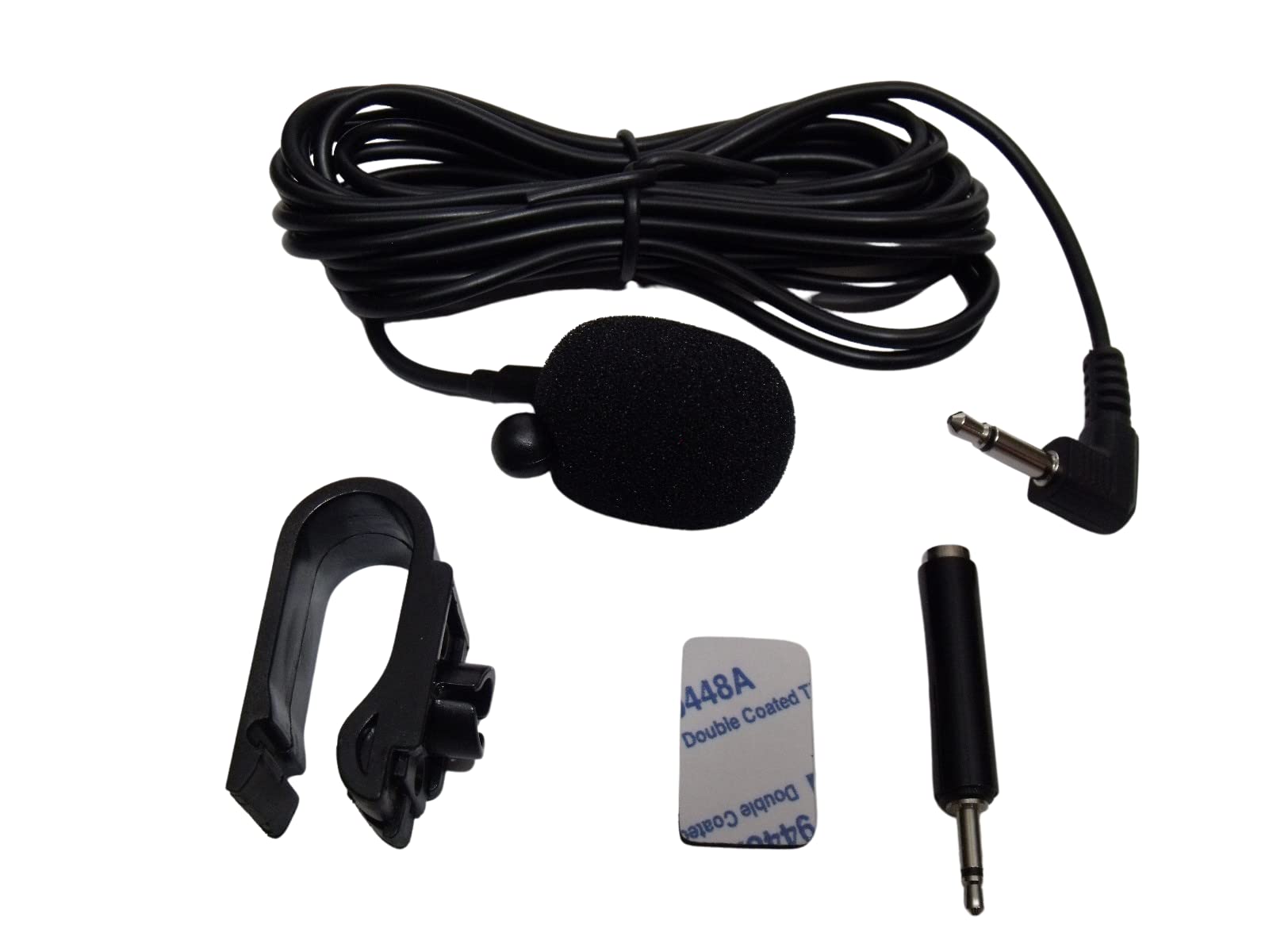 FingerLakes Car Microphone Mic Universal Fit for 2 5mm and 3 5mm Bluetooth Enabled Receivers Stereo Player Head
