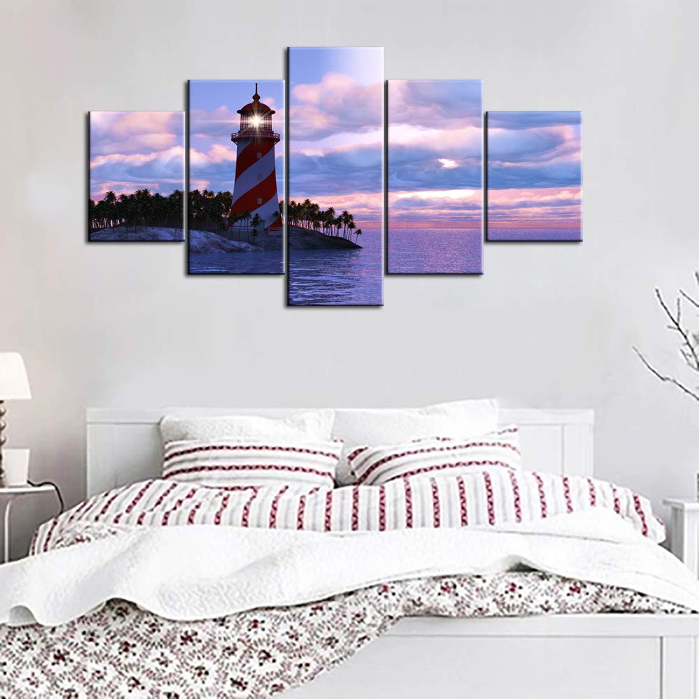 Amazon.co.jp: 5点 - 海の風景画 HDプリント キャンバス 60