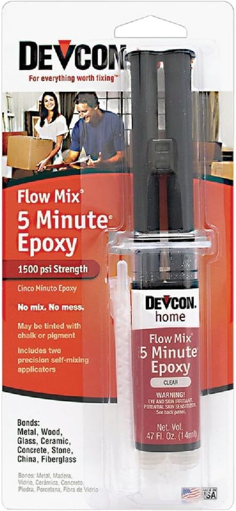 Home 5 Minute High Strength Epoxy .47 oz.