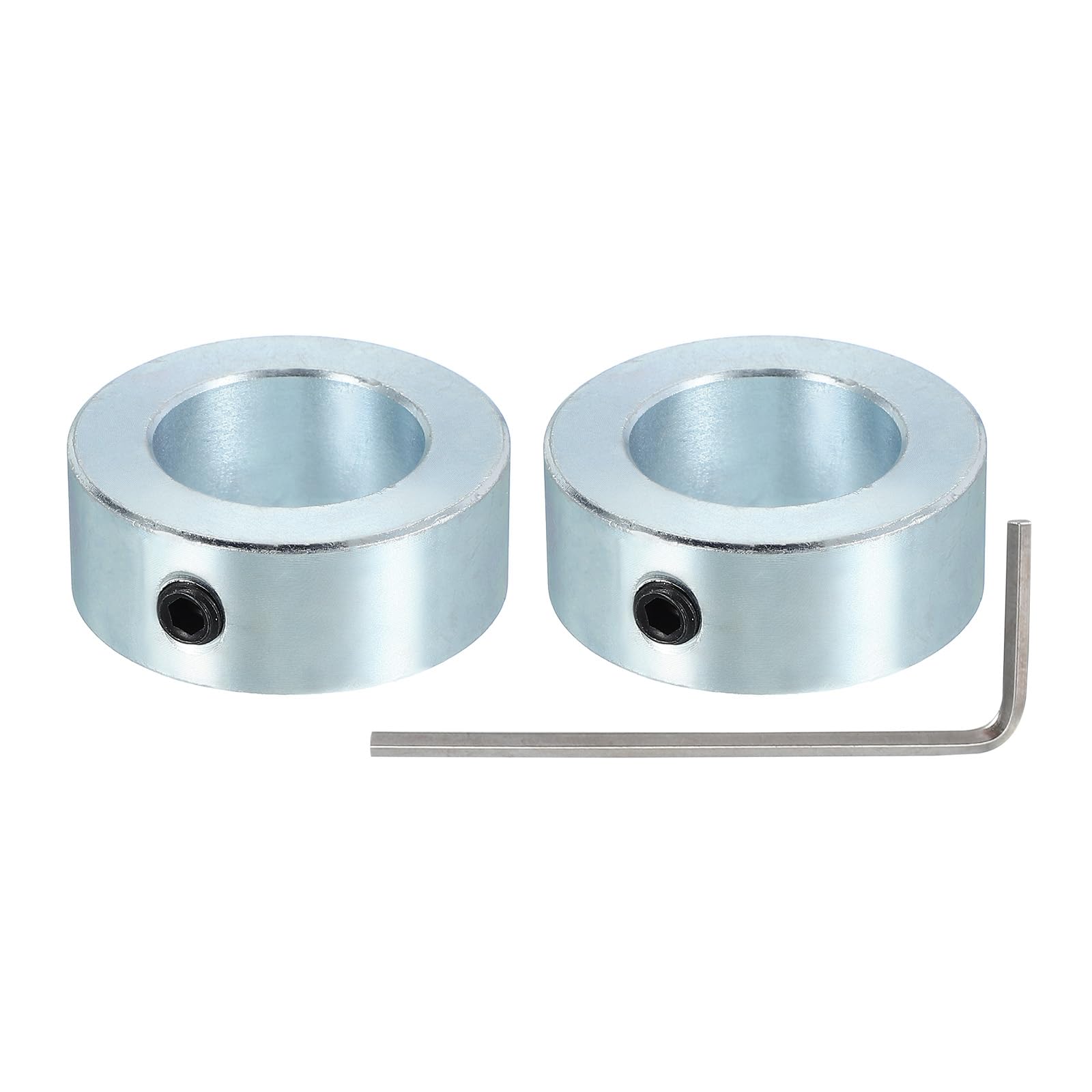 Shaft Collars - 8mm Bore, Silver -8 Shaft Collars - 8mm Bore, Silver -8