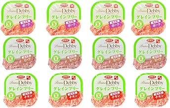 デビフ プリモデビィ グレインフリー 3種アソートセット 【(1)ビーフ(2)ポーク(3)チキン】 各種4個セット 合計12個セット 国産 成犬用