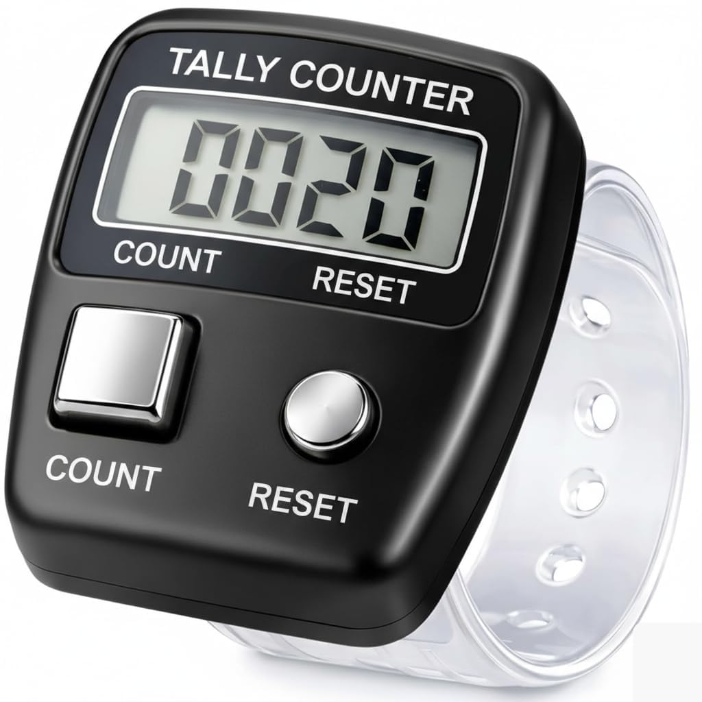 Portible 5 Digit Resettable LCD Hand Finger Digital Electronic Tally Counter -01 1