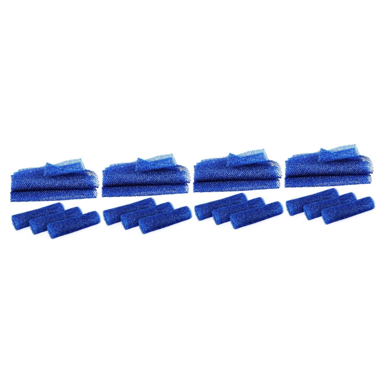 minkissy 16pezzi Esfoliante Per Mesh Africana Esfoliante Per Doccia Rimuove Colore Blu
