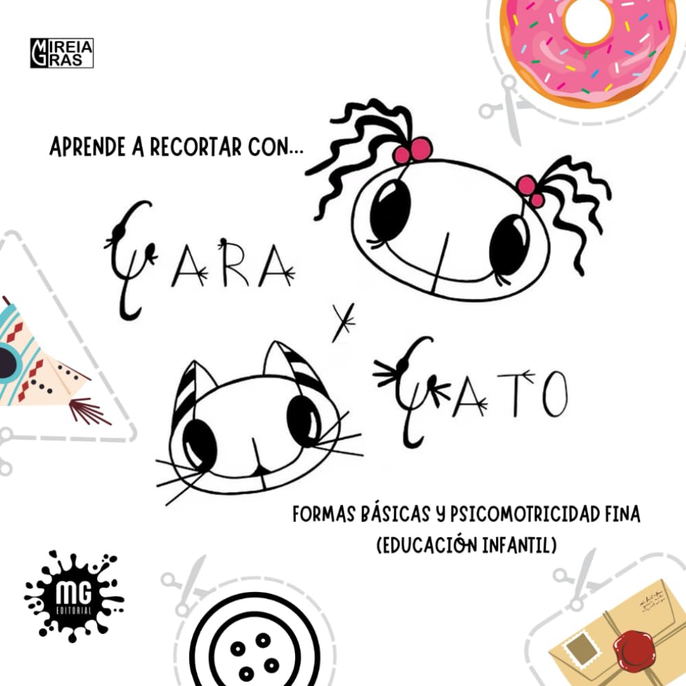 Aprende a recortar con Gara y Gato: Formas básicas
