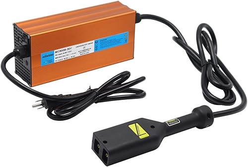 Miniatura 2 de xiixtoo Cargador de batería para carrito de golf de 20 amperios de 36 voltios compatible con carros de golf EZGO TXT de 36 voltios con enchufe tipo