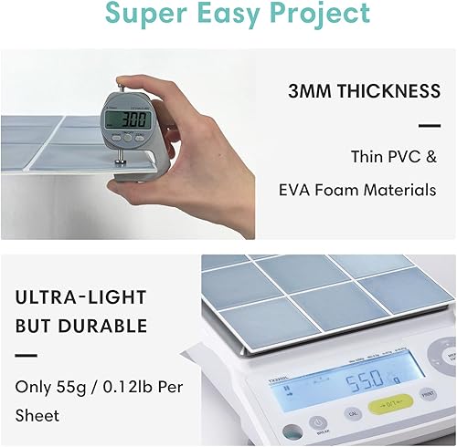 Miniatura 6 de 10 azulejos azules 3D para despegar y pegar de 11.8 x 11.8 pulgadas, cuadrados para despegar y pegar para cocina, azulejos de pared para dormitorio,