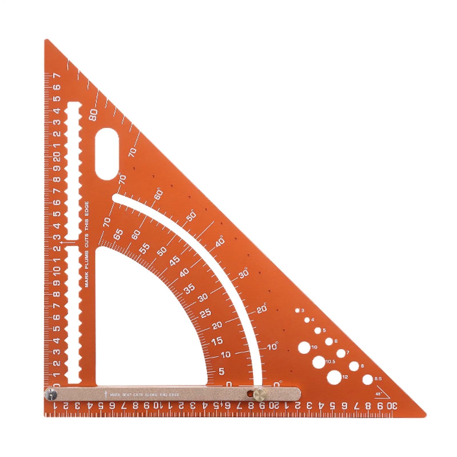 Équerre De Charpente Outil de Mesure et de Traçage d'Angles Réglables | Équerre De Construction Pour Artisans Amateurs Femmes Constructeurs
