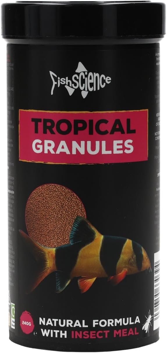 FishScience Tropical Granules Fish Food 240g
