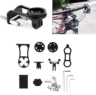Xotic Tech Bike Stem Extension Computer Mount Compatible with Garmin, Bryton, GoPro, GPS Holder Bracket