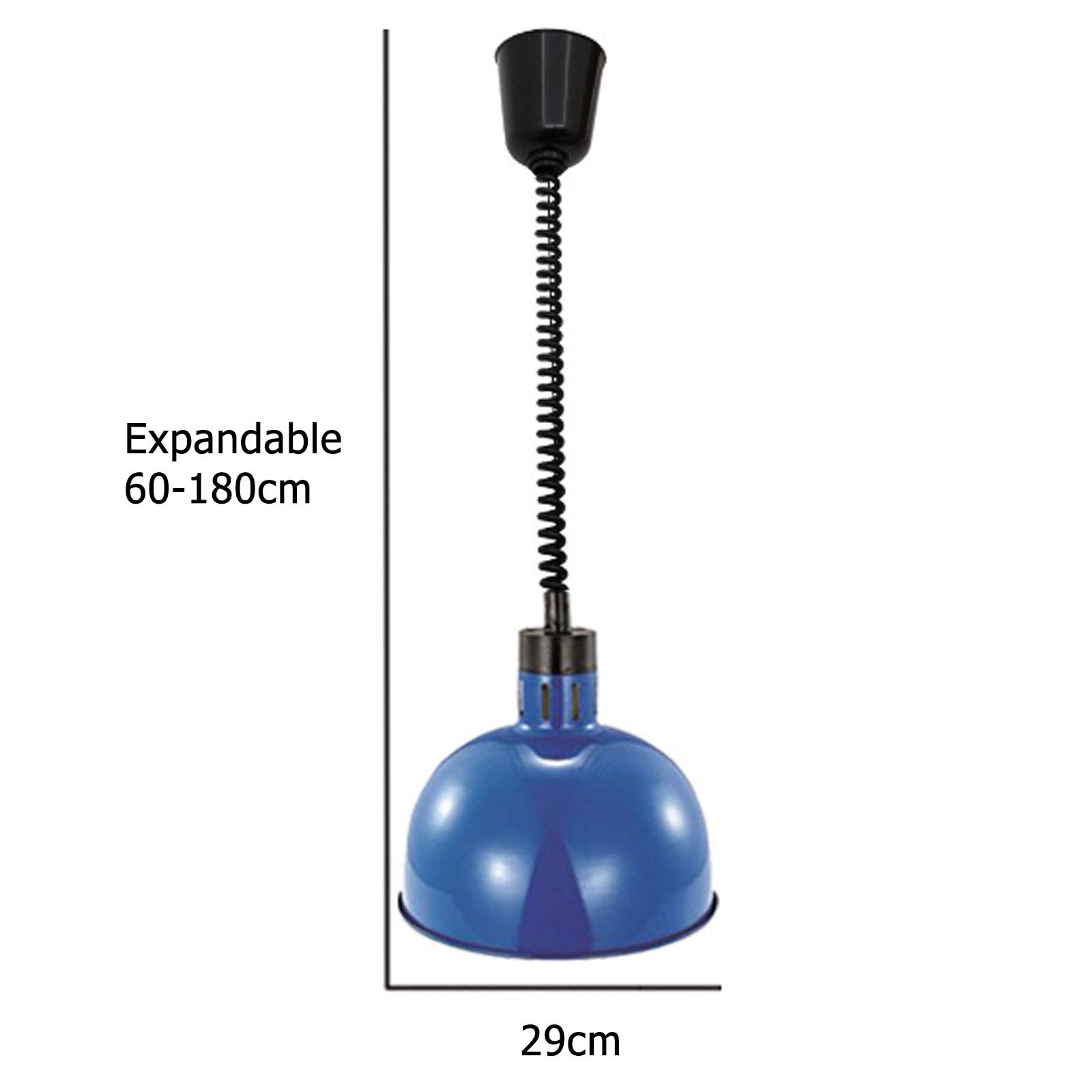 Lampa grzewcza do żywności Lampa grzewcza do żywności, wisząca teleskopowa lampa wisząca, bufet, restauracja zachodnia Lampa grzewcza do żywności Lampa grzewcza z żarówką grzewczą, 250 W, mo