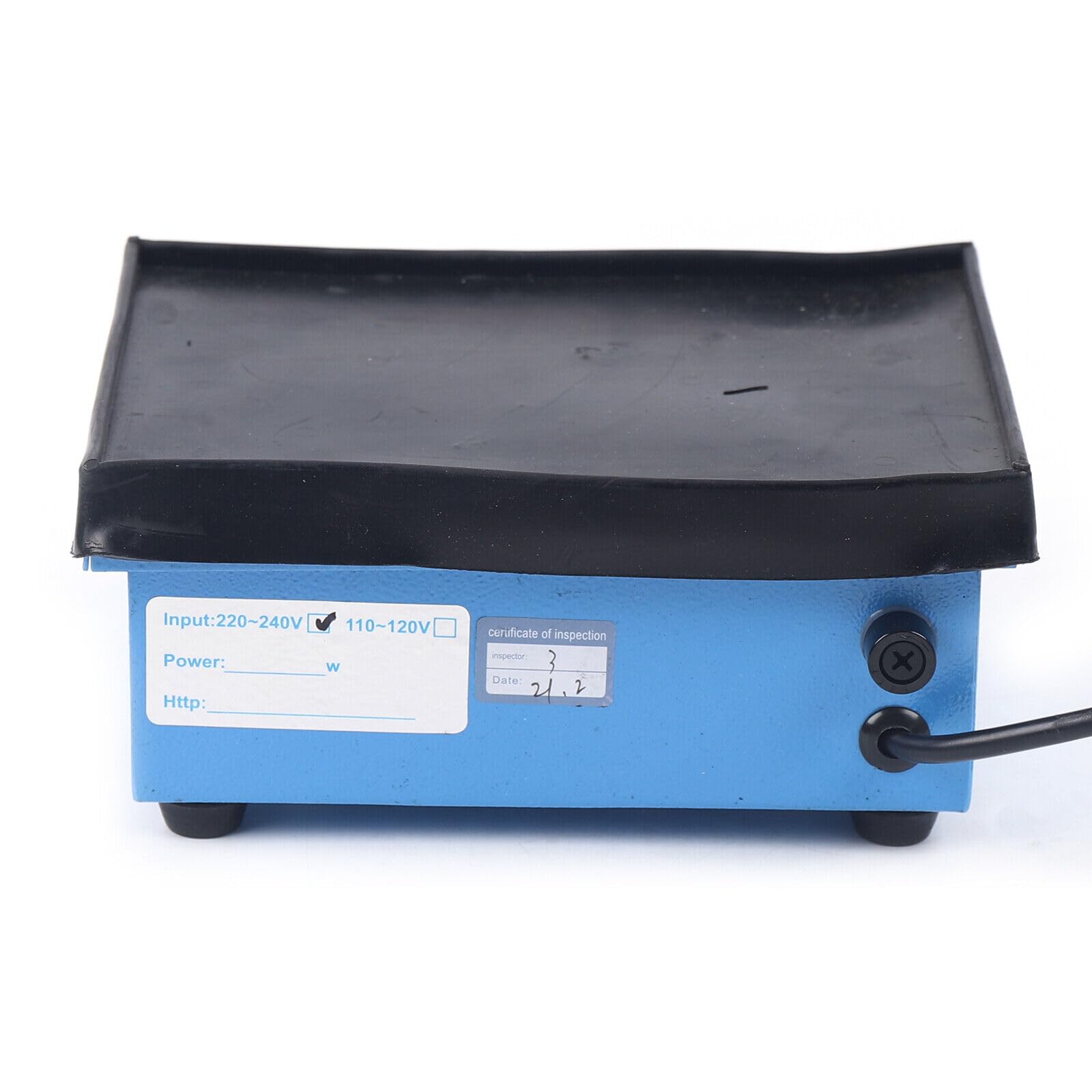 Square Dental Oszillator, Dentalrüttler Zahnlabor mit Einstellbare Intensität 220V 130W, Quiet Lab Vibrator Rüttler Dental Tools Rüttelplatte für Zahnärzte Klinik
