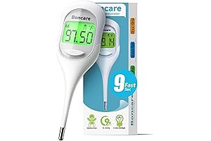 Boncare 9-second Digital Oral Thermometer for Adults and kids