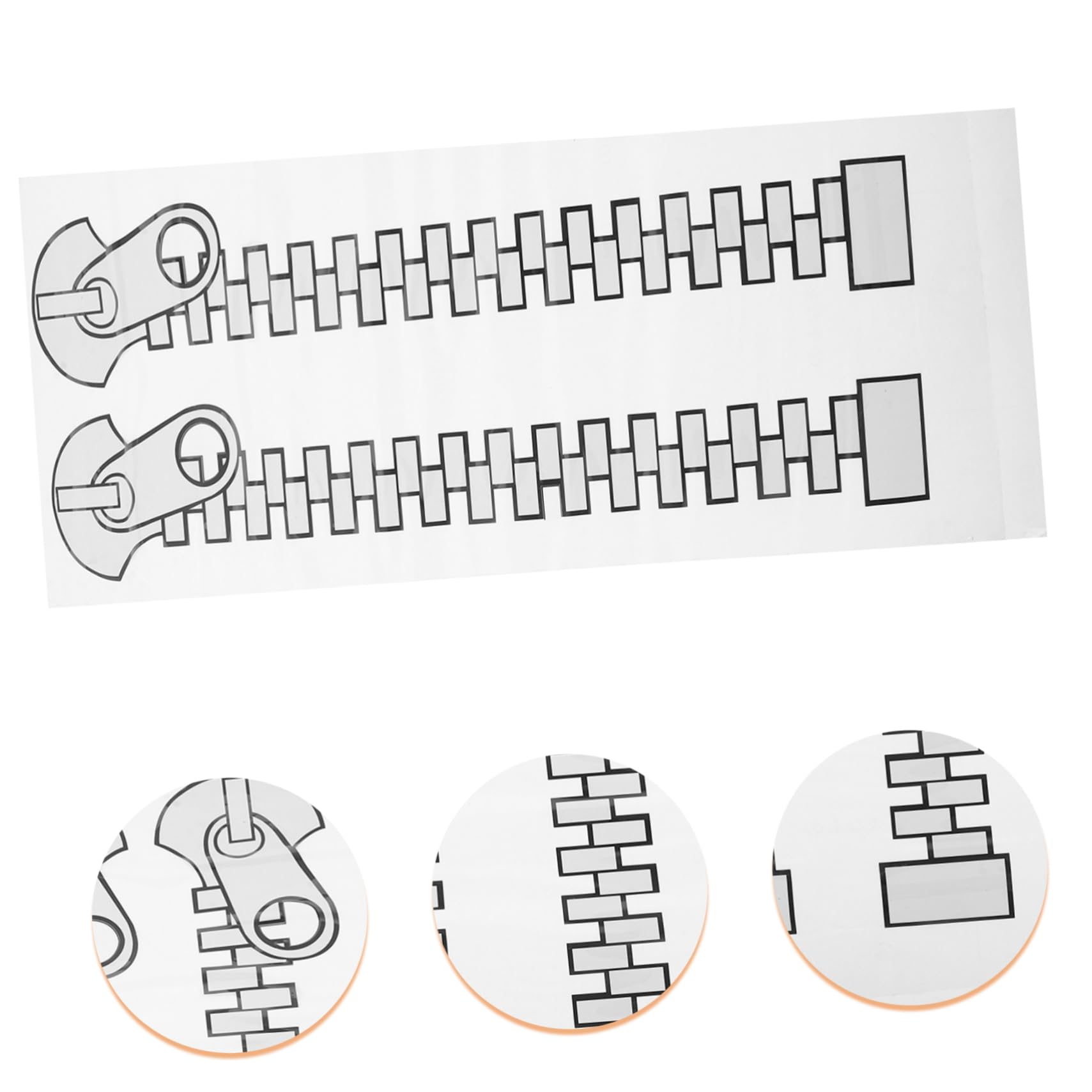 PRETYZOOM 5 Set Adesivo Per Auto Etichetta Esterno Decalcomanie Per Veicoli Adesivi Per Auto Carine Adesivi Per La Decorazione Dell'auto Per Carrozzeria Argento Pvc 2 Pezzi*5
