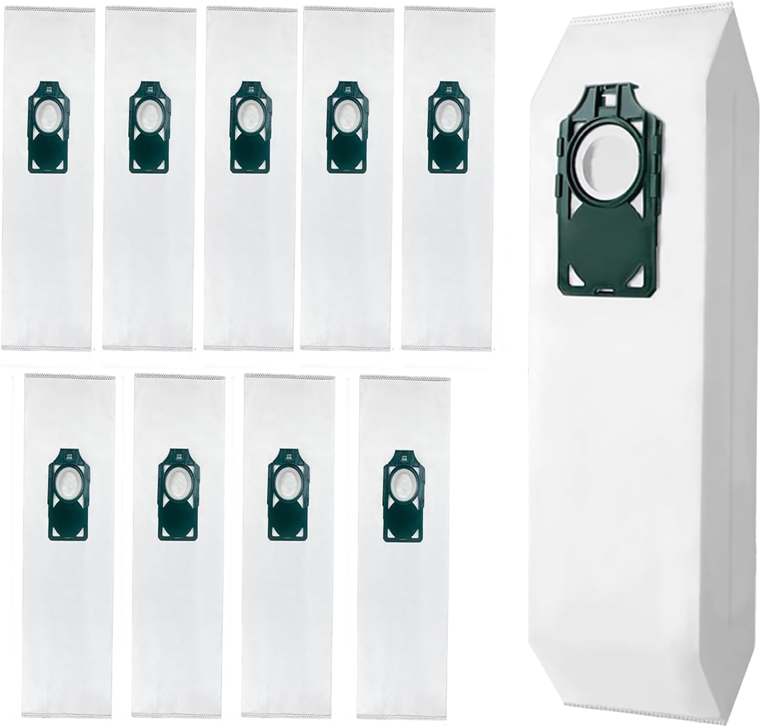10 Pack Replacement HEPA RLH-6 Vacuum Bags for Riccar SupraLite R10S R10D R10O R10SAND Simplicity Freedom R10S R10D S10P S10SAND Upright Vacuums Cleaner Filter #Part RLH6 SLH6