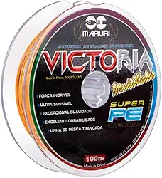 Linha Multifilamento Victoria 8x Multicolor 100m - Maruri - 0,20mm