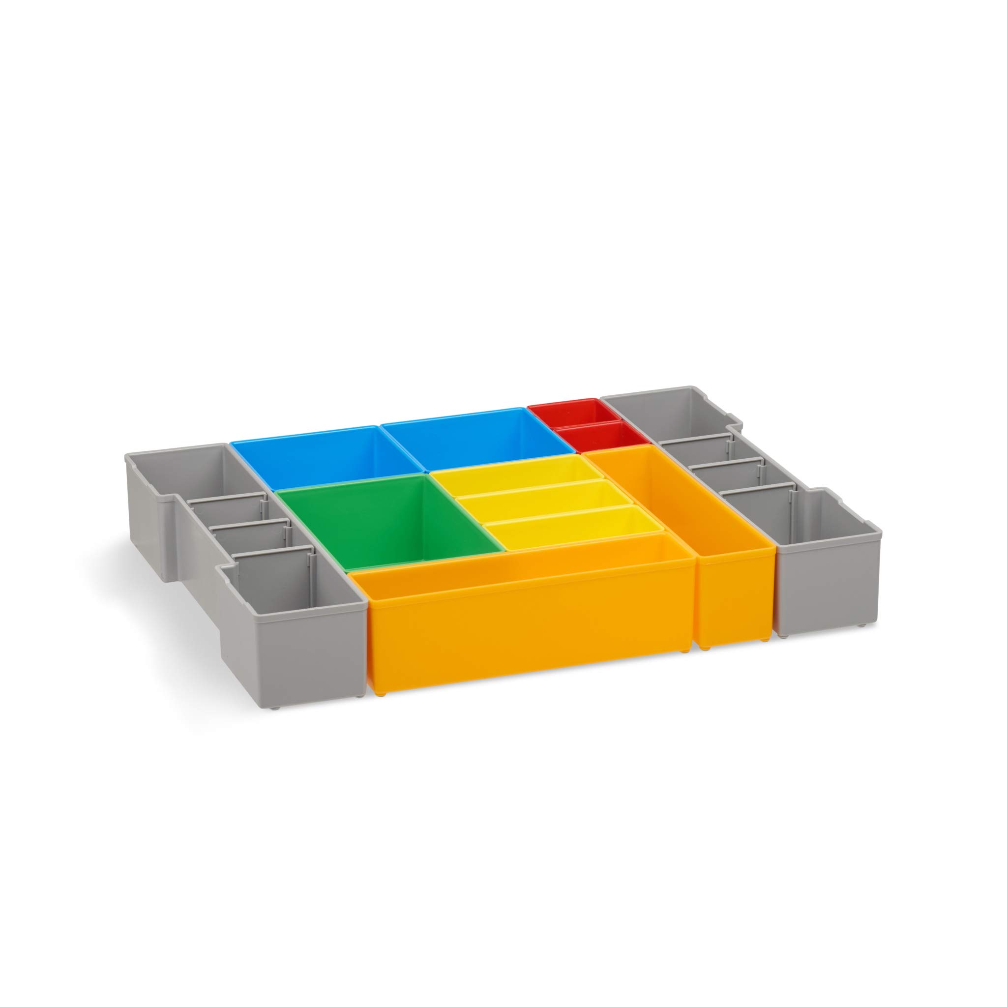 Sortimo Bosch L-BOXX 102 profesjonalna walizka narzędziowa z tworzywa sztucznego, niebieska, przezroczysta pokrywka z zestawem pojemników H3, pudełka do sortowania małych części | idealny system przechowywania małych części