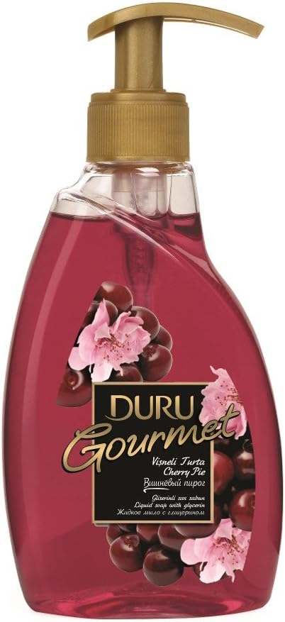 Duru Gourmet Liquid Soap, Cherry Pie, 6 Count