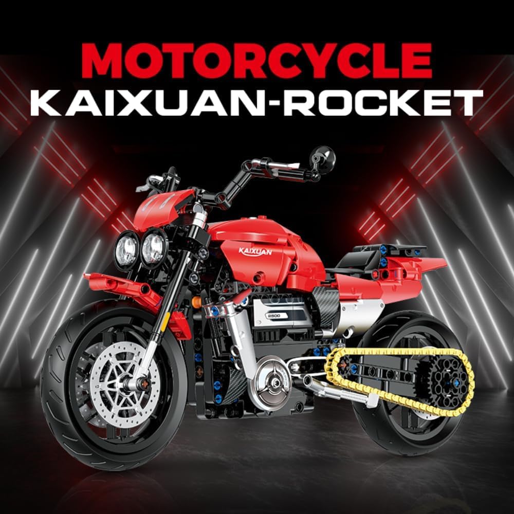 JUCYJULY Motorcycle Building Blocks Kits - Image 2