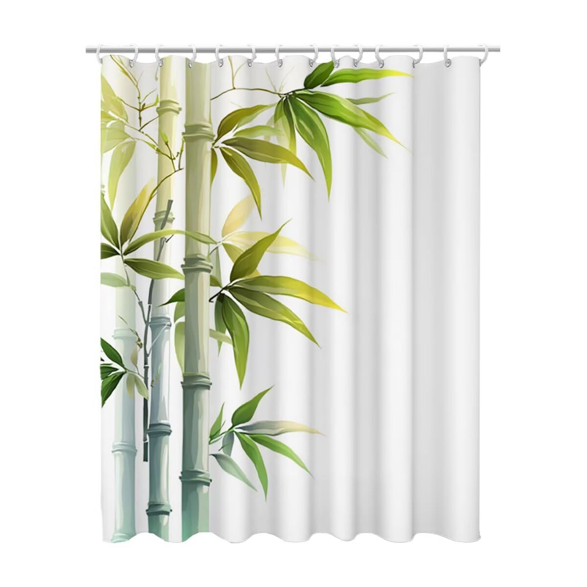 Shower curtain lavable en machine pour une salle de bain moderne