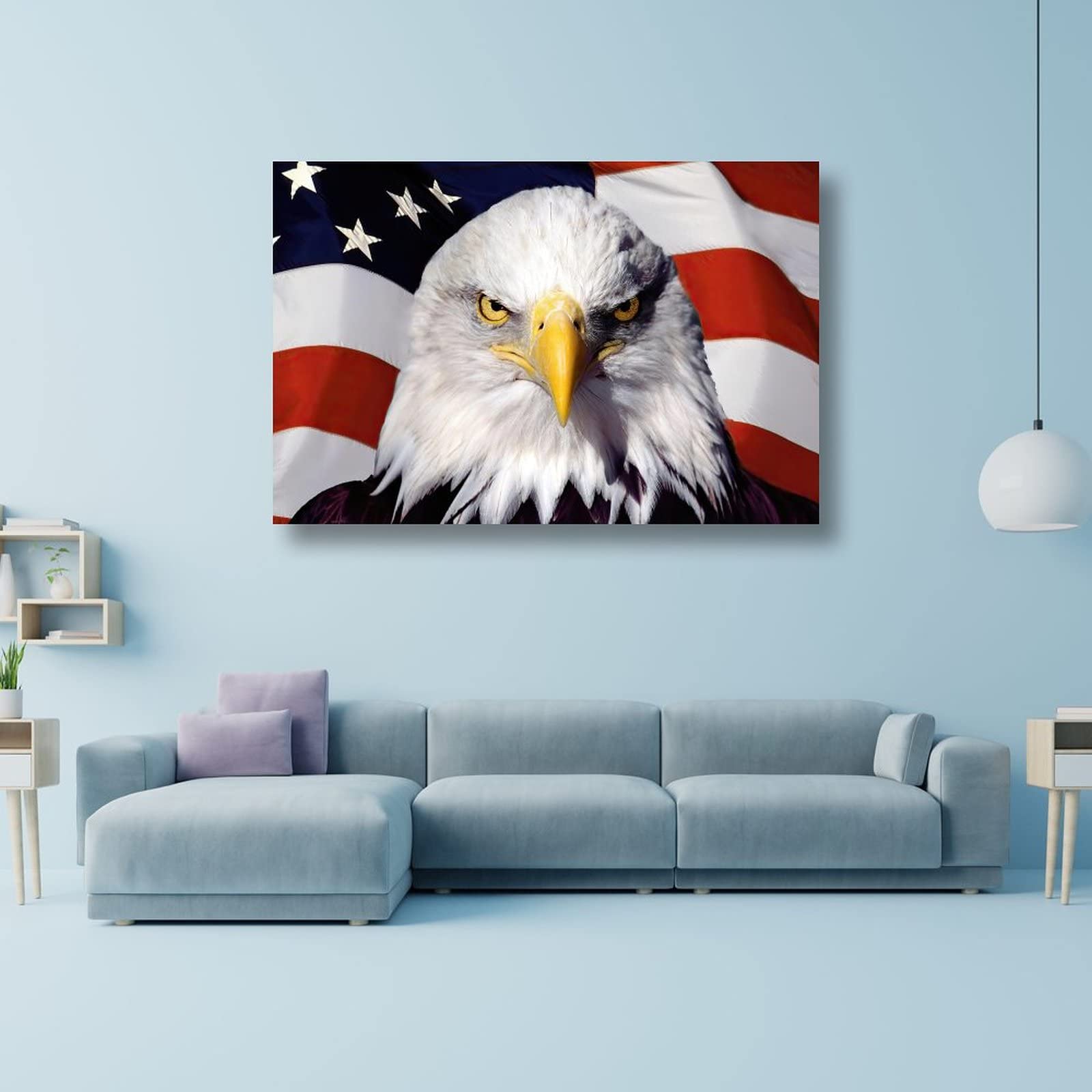 Amazon.co.jp: アメリカ 国旗 鷹 イーグル American Flag Eagle 壁紙