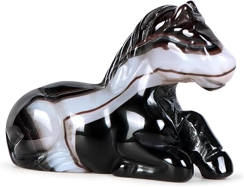 Estatua de caballo de cristal para decoración del hogar, escultura de caballo curativo tallada a mano, pisapapeles, centro de mesa, adorno de