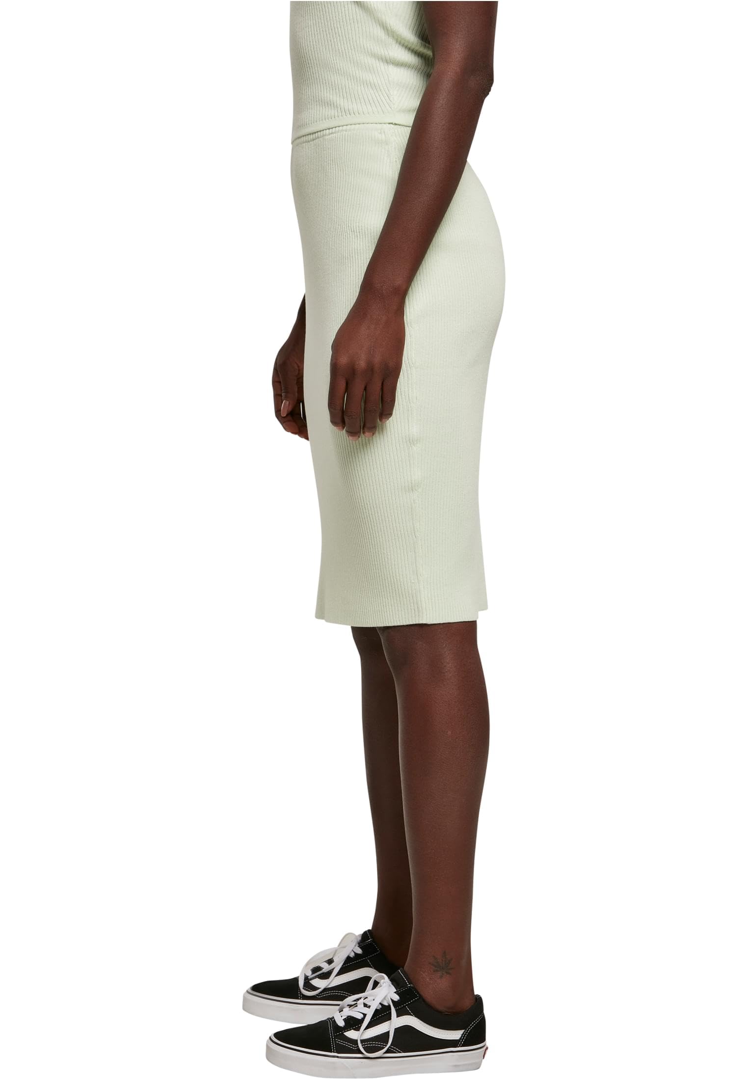 Urban Classics Skirt Kobiety Ladies Rib Knit Midi Skirt