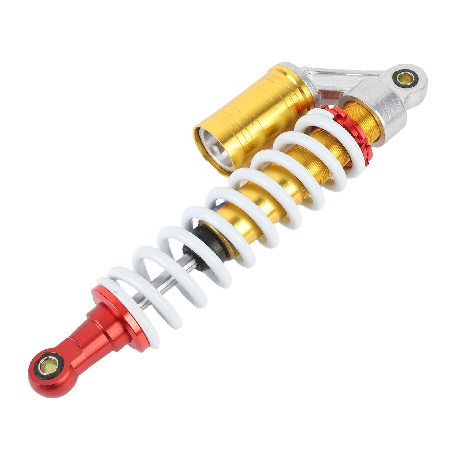 Generic Regulowany Amortyzator Motocyklowy o Dużej Wytrzymałości Trwały Amortyzator Zawieszenia Sprężynowego do Skutera ATV Dirt Bike Go Kart, Uniwersalny montaż