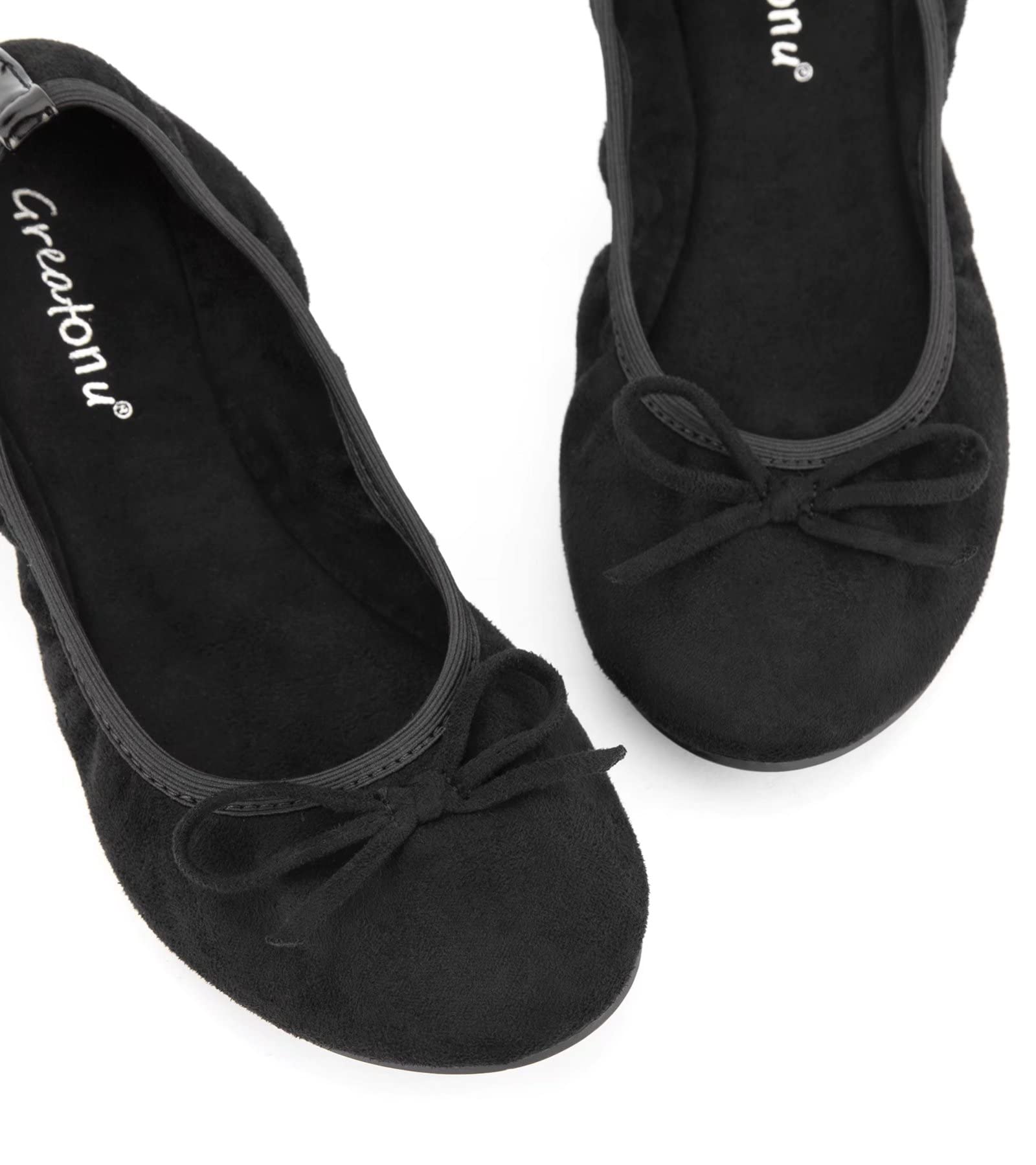 Greatonu Damen Ballerinas Flach Tanzschuhe