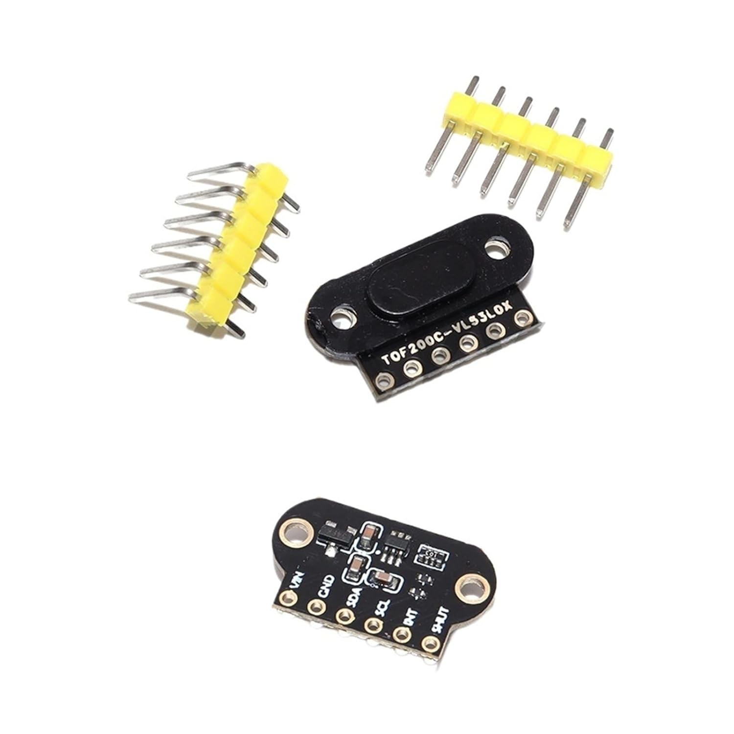 TOF050C TOF200C TOF400C VL6180/VL53L0X/VL53L1X Time of Flight (ToF) Laser Ranging Sensor Module 50CM/2M/4M IIC for Arduino STM32(TOF400C-VL53L1X)