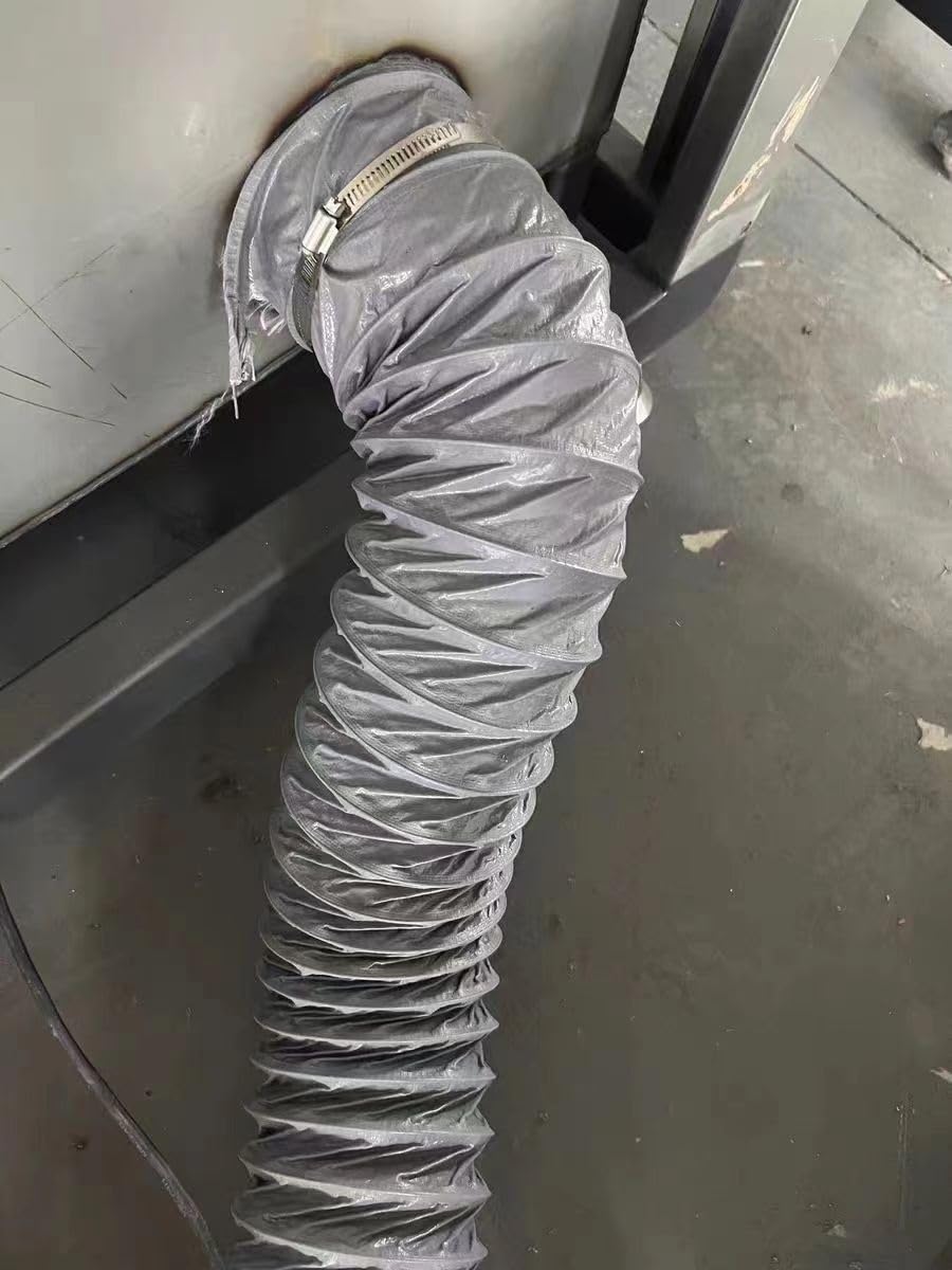Tubo Flexible Tubo Secadora Manguera De Conducto De 100-150 Mm Aislada, Manguera Flexible Para Ventilación De Secadora, Manguera De Escape De Aire Acondicionado Portátil Universal Con Abrazadera, Mang