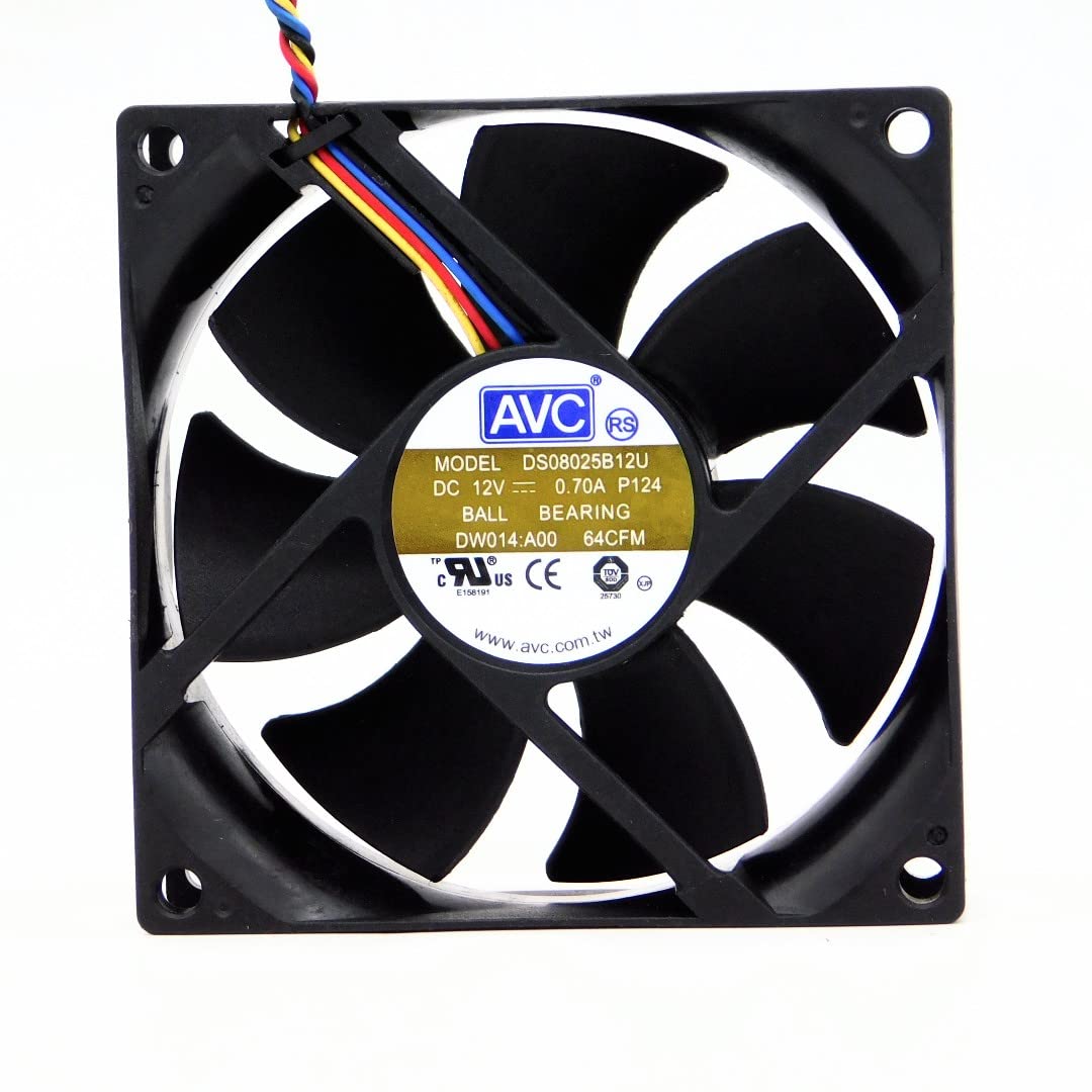 PGSA2Z® DS08025B12U-P124 Size 80X80X25mm DC12V 0.70A 5400 RPM Brushless Air Cooling Fan (B0B59FFRKV) Amazon Price History, Amazon Price Tracker
