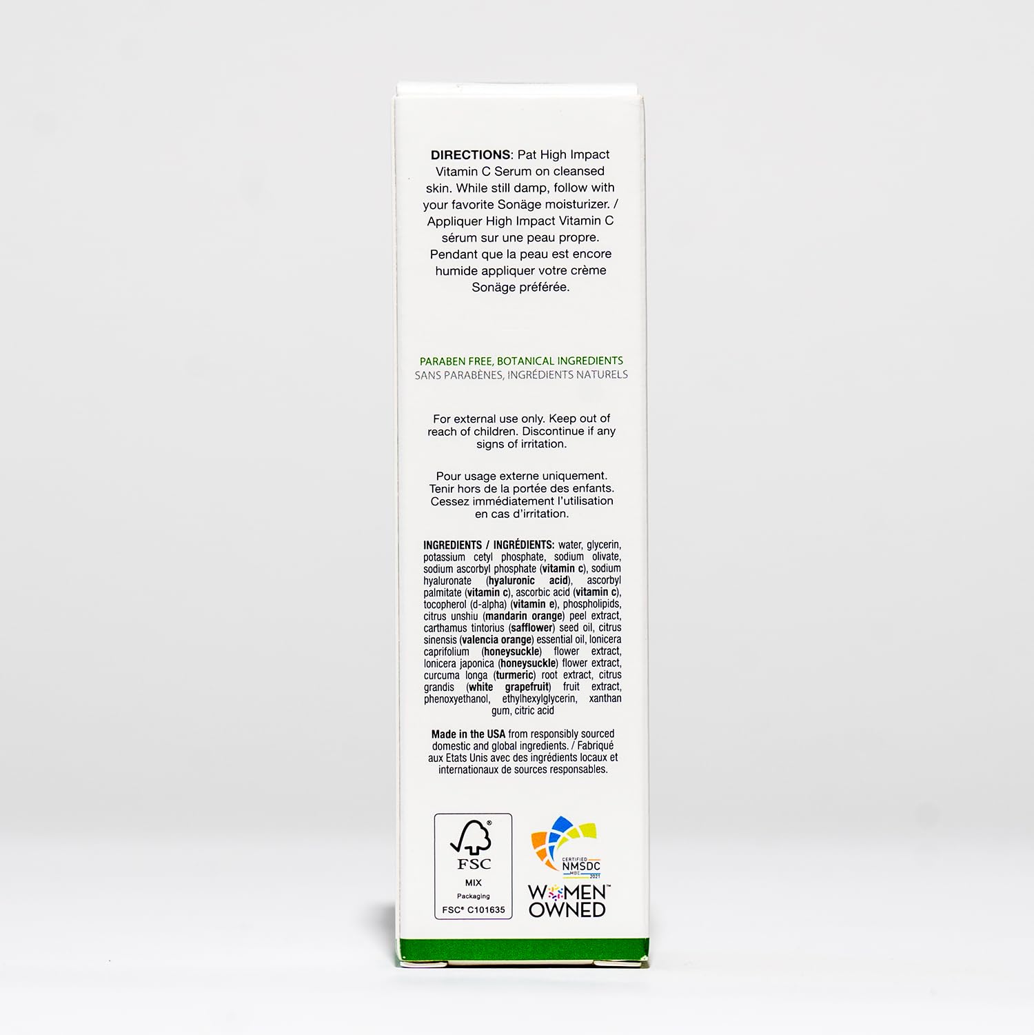 Sonage High Impact Vitamin C Serum:With Hyaluronic Acid | Hydrates & Fades Appearance Of Dark Spots