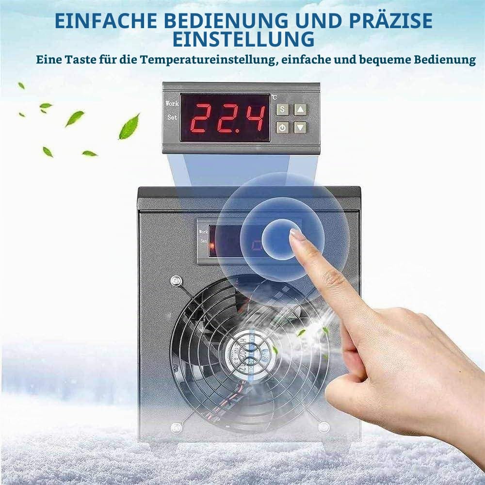 Aquarium-Kühlmaschine, Aquarium-Kühler 60L,Aquarium Kühler Für Zuhause,mit 5 W Pumpe und 2-m-Rohr, geräuscharm,for Zuhause Aquariumfisch-Garnelen