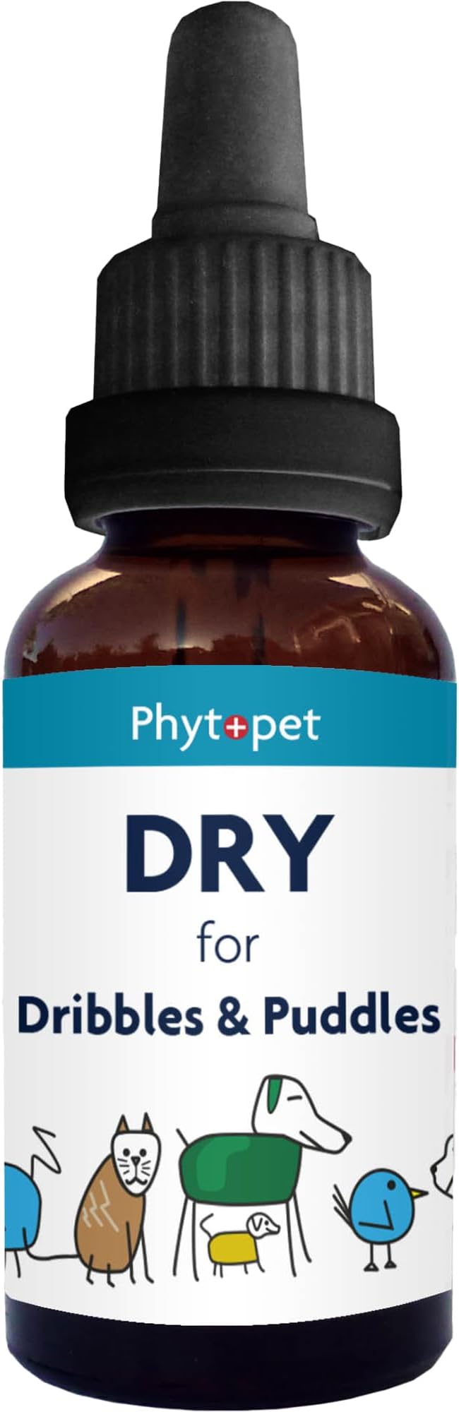 Phytopet Dry, All Natural Cat and Bladder Control for Small Pets, Herbal Cat and Dog Incontinence Products, 30ml - 100% Herbal Phytopet Pet Supplies