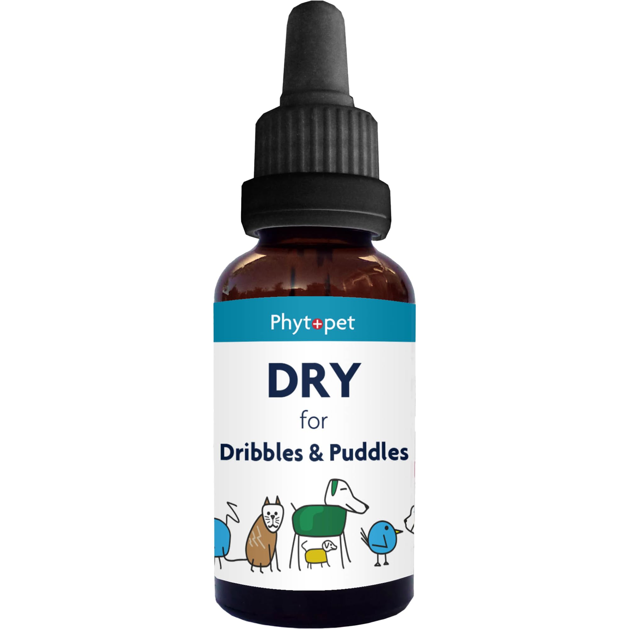 Phytopet Dry, All Natural Cat and Bladder Control for Small Pets, Herbal Cat and Dog Incontinence Products, 30ml - 100% Herbal Phytopet Pet Supplies